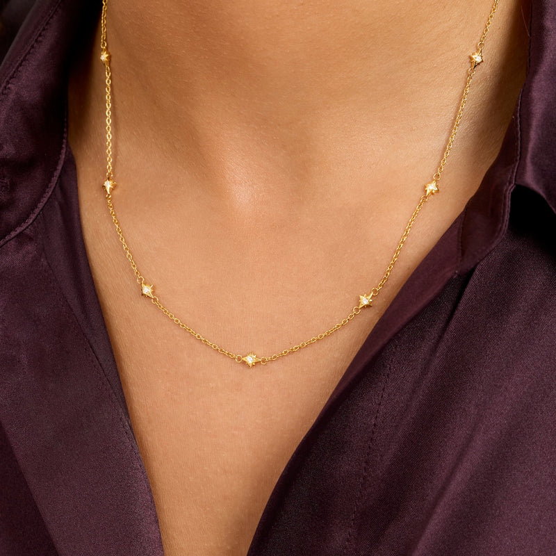 Written In The Stars Chain Necklace (Gold)