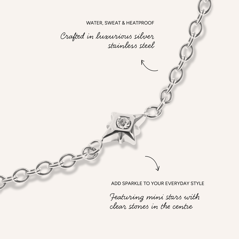 Written In The Stars Chain Bracelet (Silver)