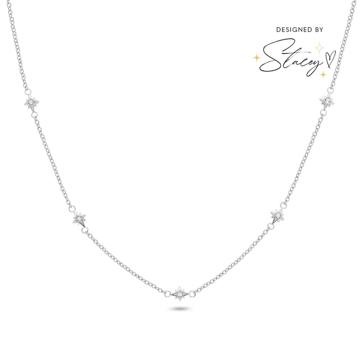 Written In The Stars Chain Necklace (Silver)