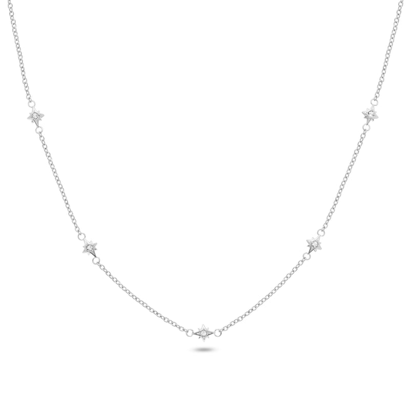 Written In The Stars Chain Necklace (Silver)