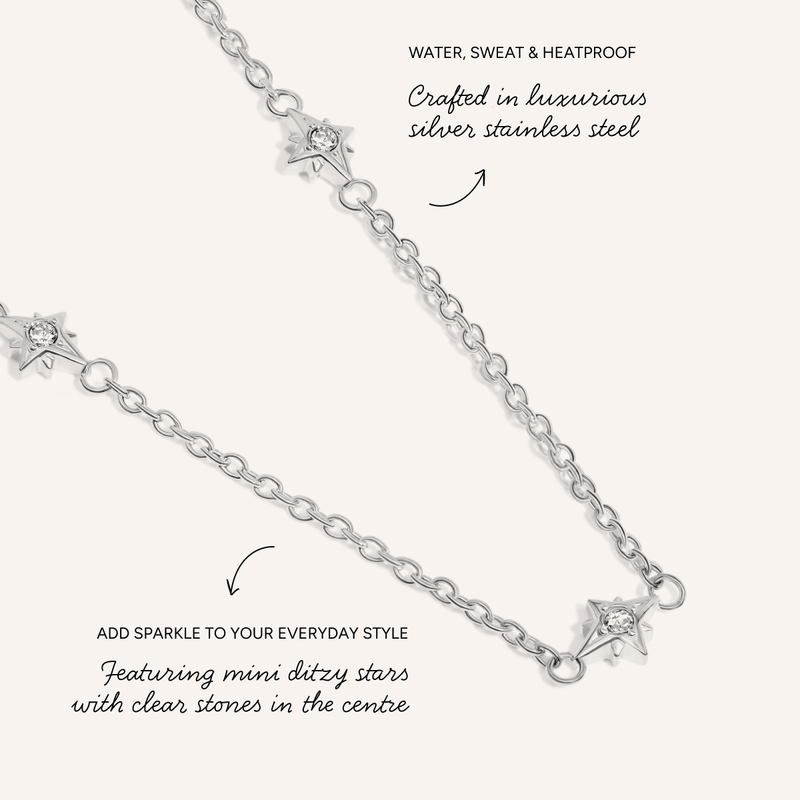 Written In The Stars Chain Necklace (Silver)