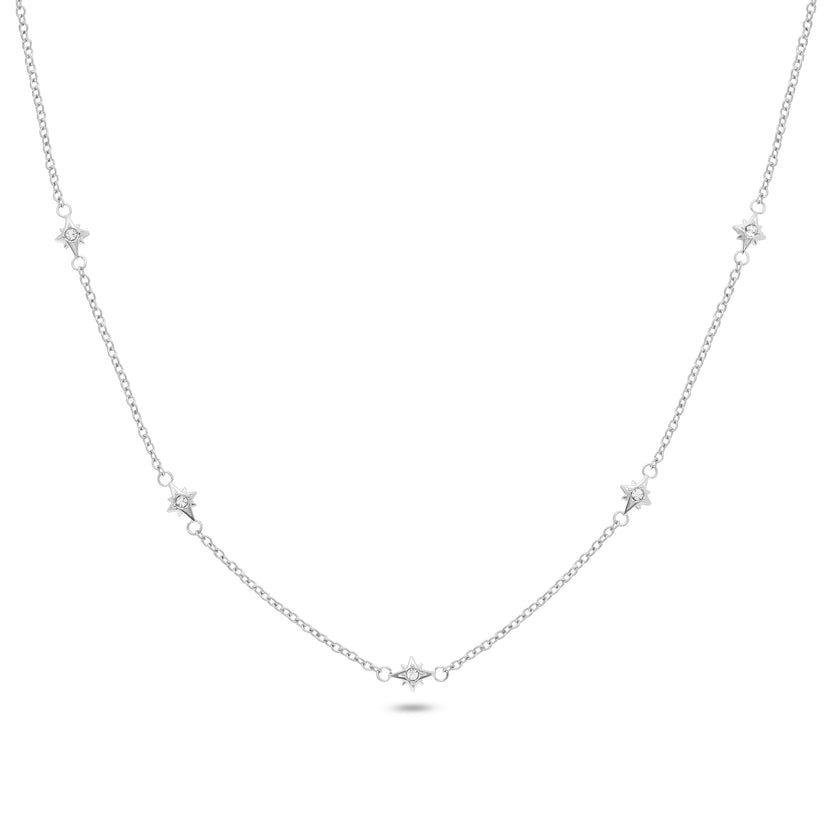 Written In The Stars Chain Necklace (Silver)