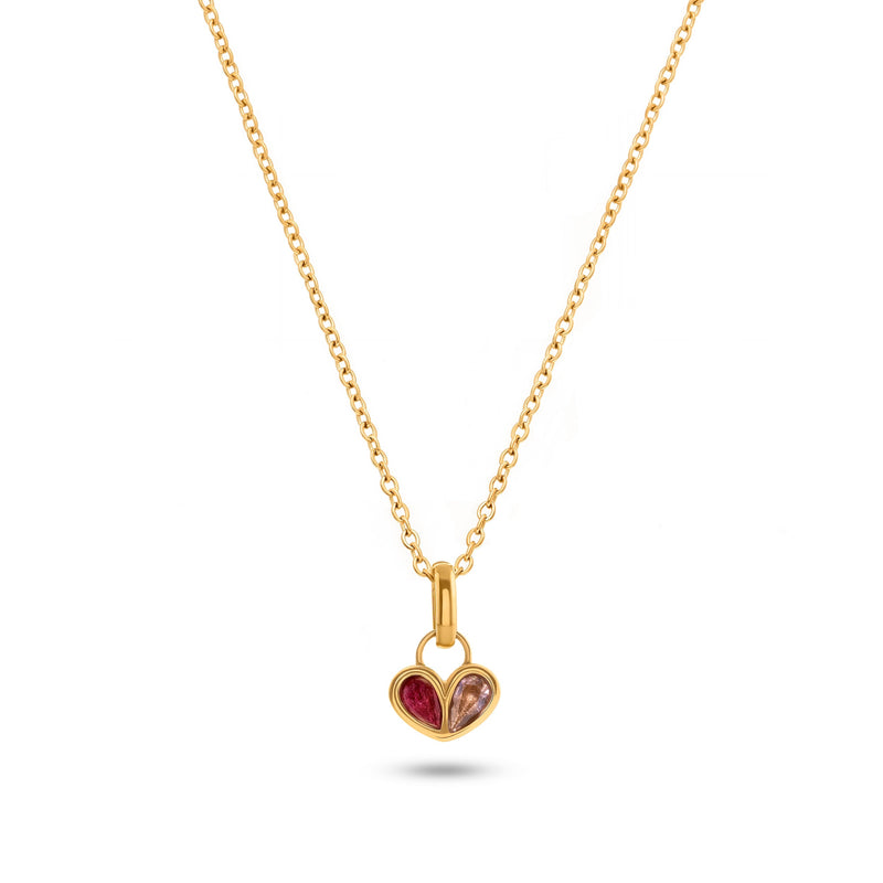 Harmony Heart Necklace (Gold)