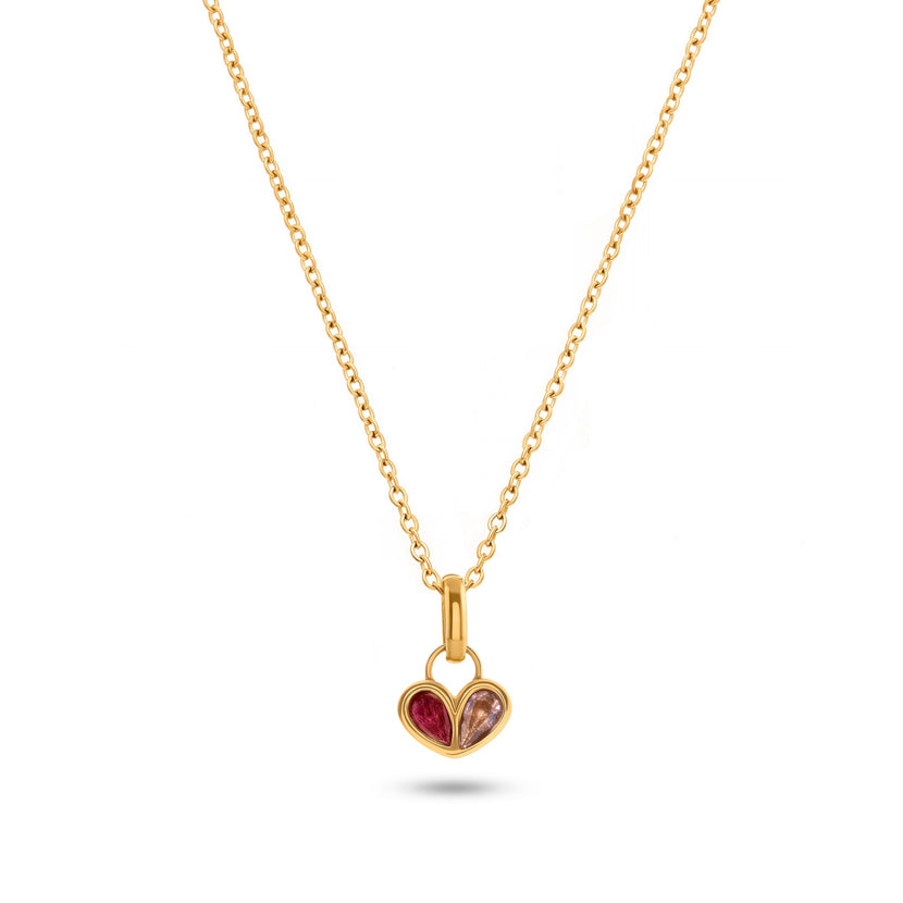 Harmony Heart Necklace (Gold)