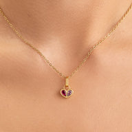 Harmony Heart Necklace (Gold)