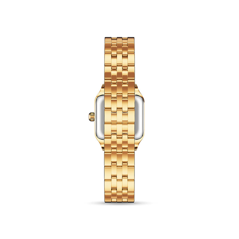 Essence 19mm Burgundy Watch (Gold)