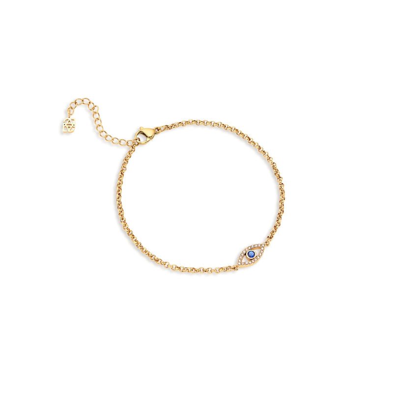 Evil Eye Bracelet (Gold)