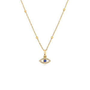 Evil Eye Necklace (Gold)