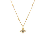 Evil Eye Necklace (Gold)