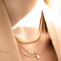 Mini Arabic Name Necklace (Gold)