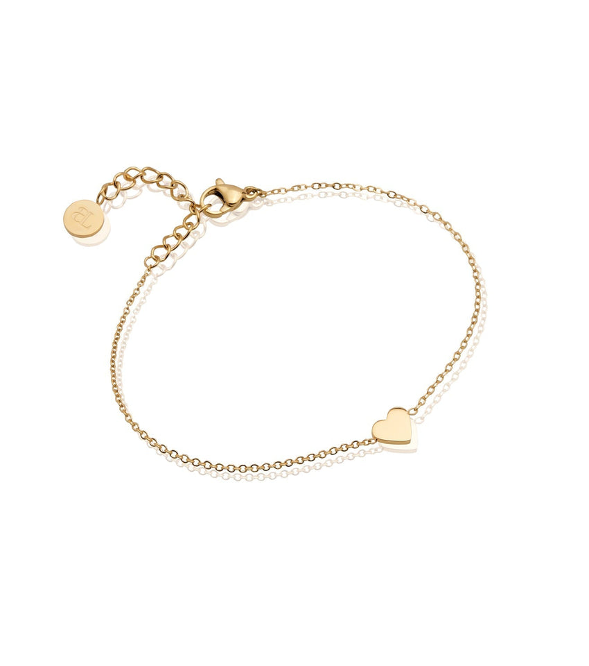 Mini Heart Bracelet (Gold)...