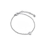 Crystal Heart Bracelet (Silver) (CS Replacement)