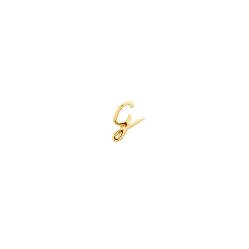 Made Mine Script Letter Bracelet (Gold) - Clientbase
