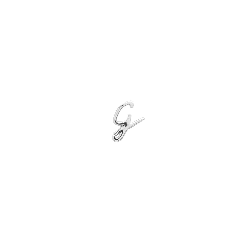 Made Mine Script Letter Bracelet (Silver)