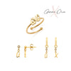 Gemma Owen GXO Ring & Earring Bundle (Gold)