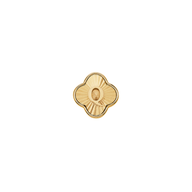 Pearl Clover Charms (Gold) - Heart