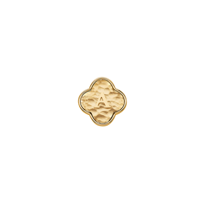Molten Clover Charms (Gold) - Initials