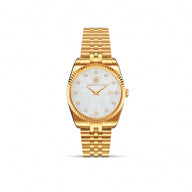 Mini Gold Pearl Link Belgravia 30 Watch