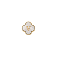 Pearl Clover Charms (Gold) - Plain Clover