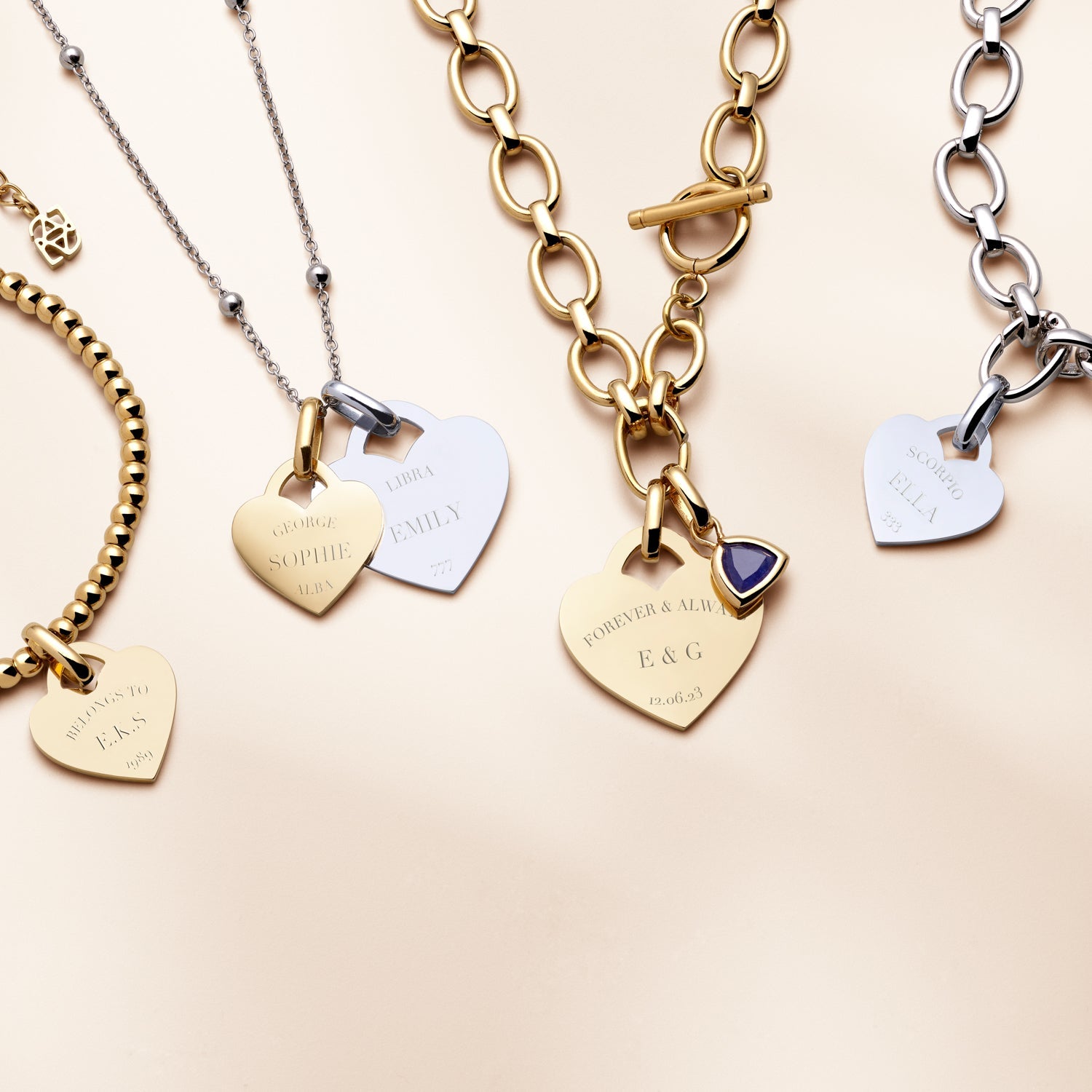 Token Lennon Heart Necklace