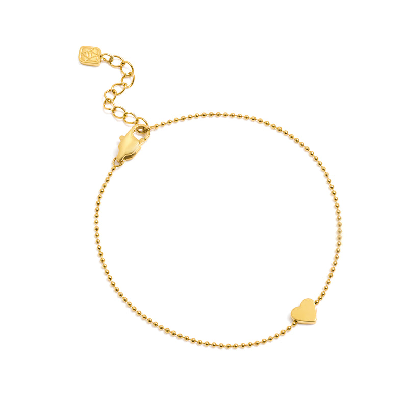 Heart Bracelet (Gold) - Worth £49