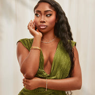 Custom Name Tennis Necklace (Gold)