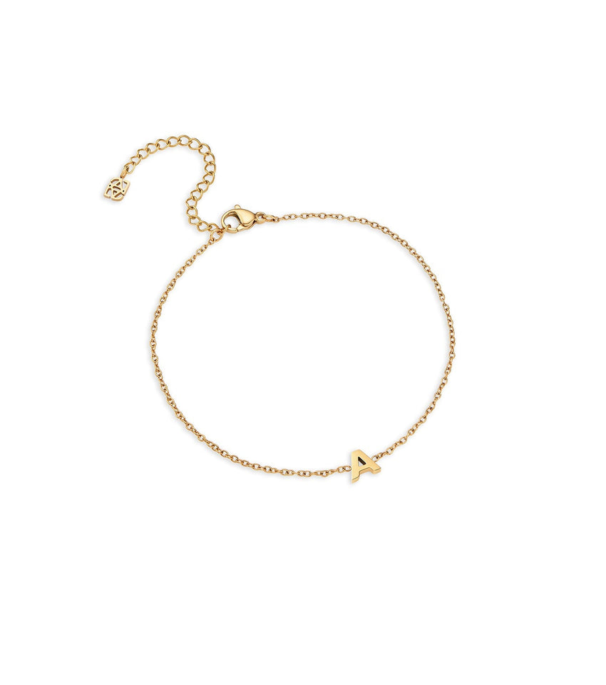 Initial Anklet (Gold)