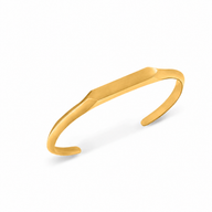 Intersection Cuff Bangle (Gold)