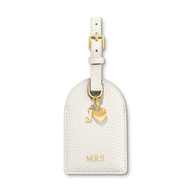 Leather Luggage Tag (Ivory)