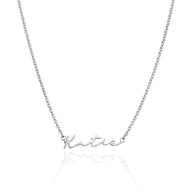 Signature Name Necklace - Silver