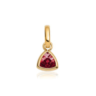 Droplet Birthstone Pendant (Gold)
