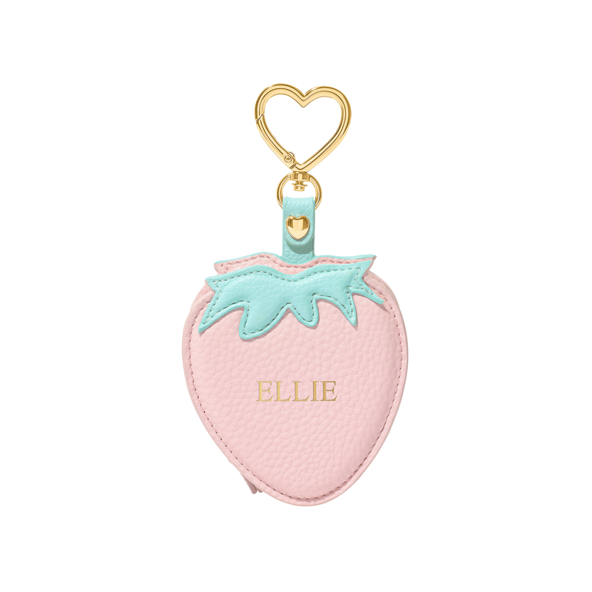Kids' Strawberry Purse Keyring (Pink)