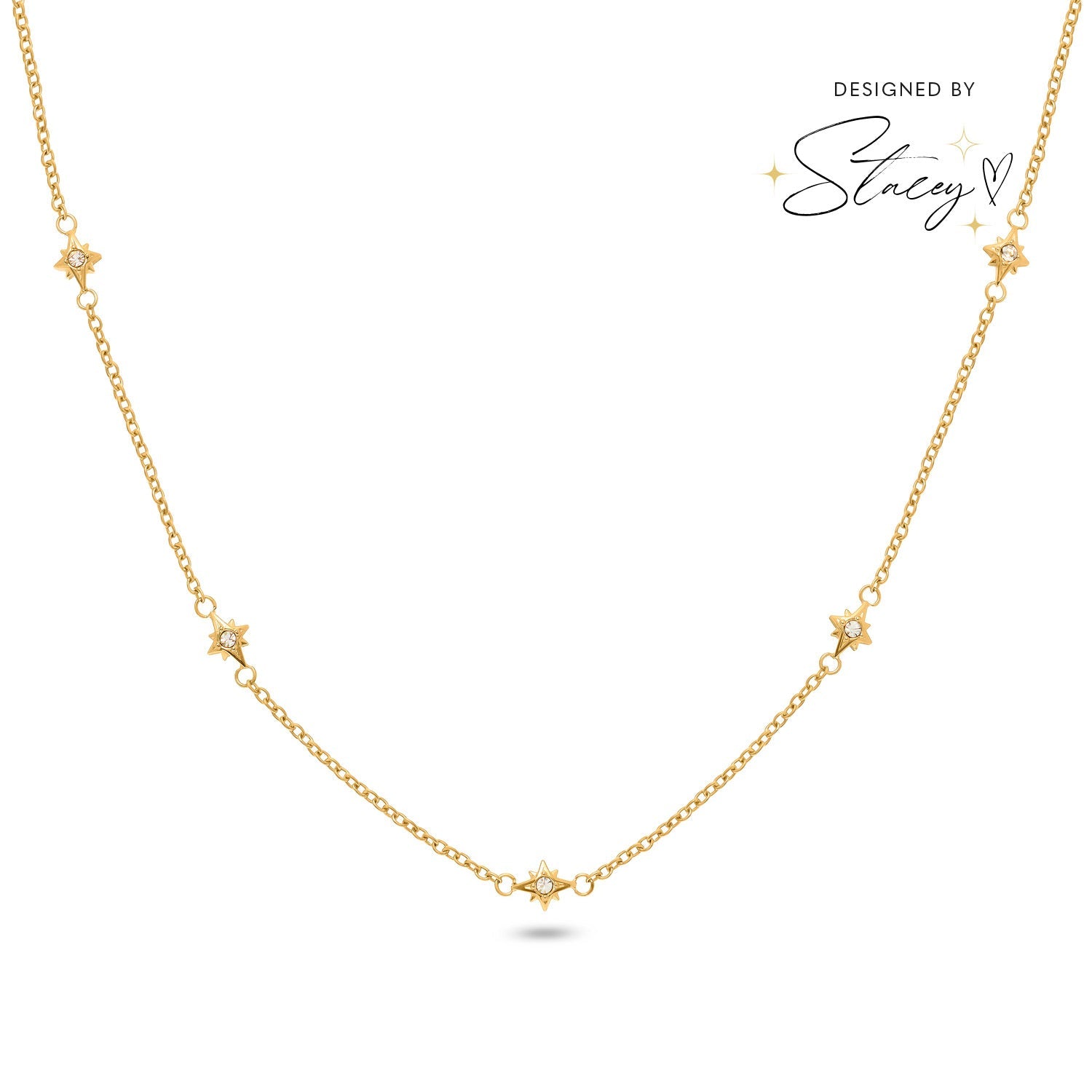 Written In The Stars Chain Necklace (Gold)