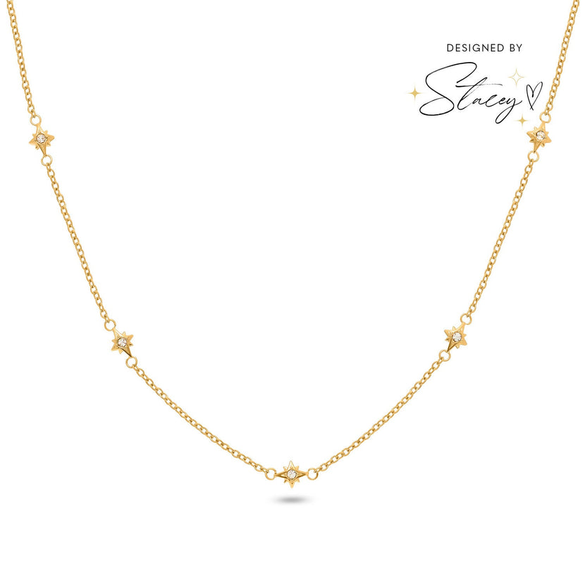 Written In The Stars Chain Necklace (Gold)