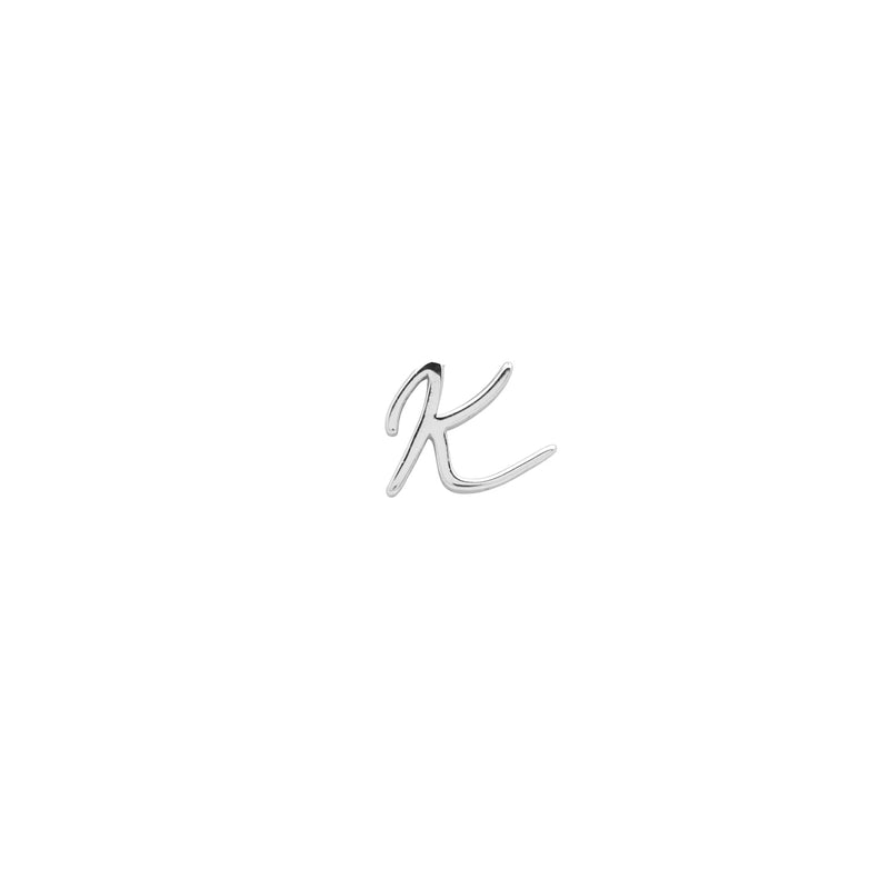 Made Mine Script Letter Bracelet (Silver)