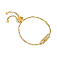 Pavé Kinetic Bracelet (Gold)