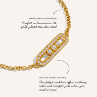 Pavé Kinetic Bracelet (Gold)