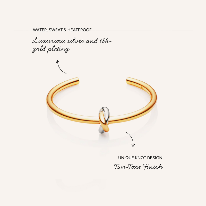 Knot Bangle (Gold/Silver)