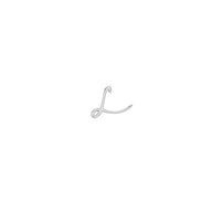 Made Mine Script Letter Bracelet (Silver)
