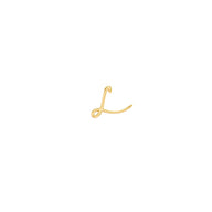 Made Mine Script Letter Bracelet (Gold) - Clientbase