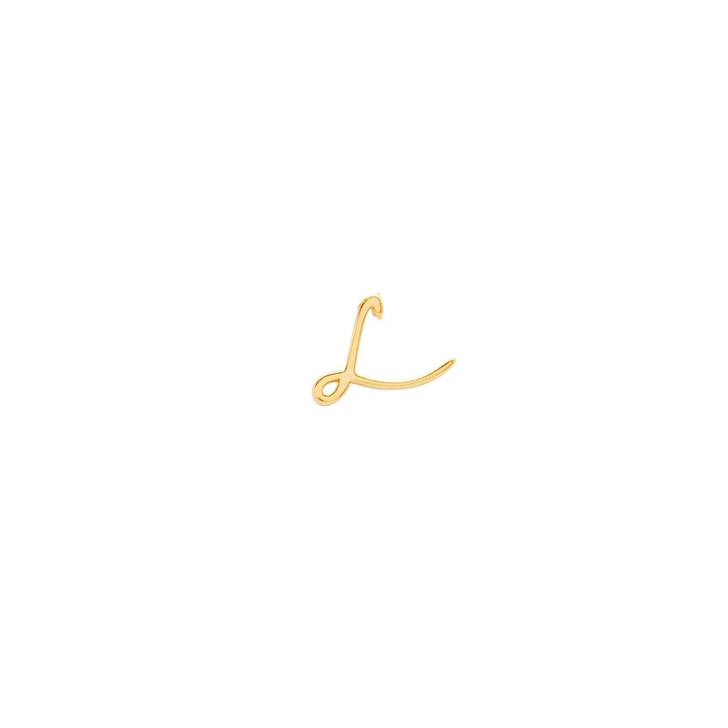 Made Mine Script Letter Bracelet (Gold) - Clientbase