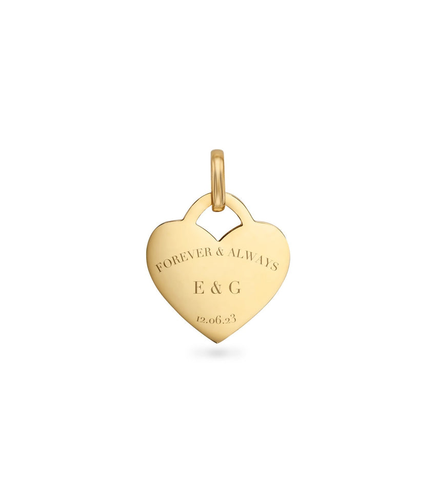 Heart Token Pendant (Gold)