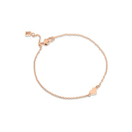 Made Mine Heart Bracelet (Rose Gold)
