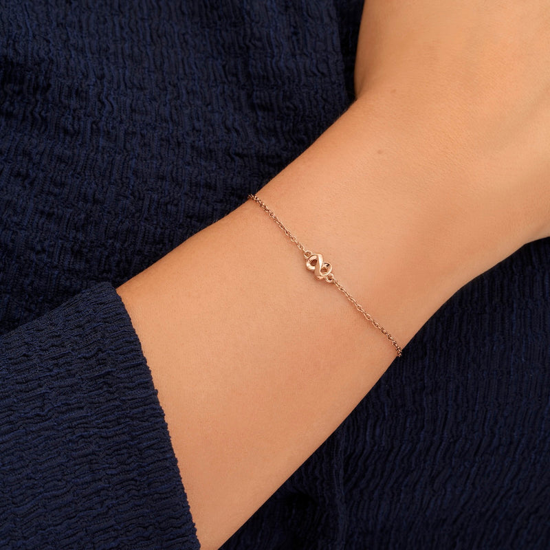 Made Mine Infinity Bracelet (Rose Gold)