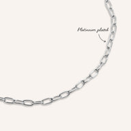 Mini Paperclip Chain Bracelet (Silver)