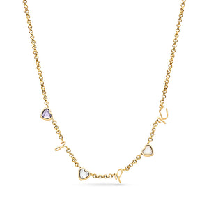 Made Mine Charm Necklace (Gold)