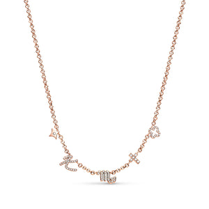 Made Mine Charm Necklace (Rose Gold)