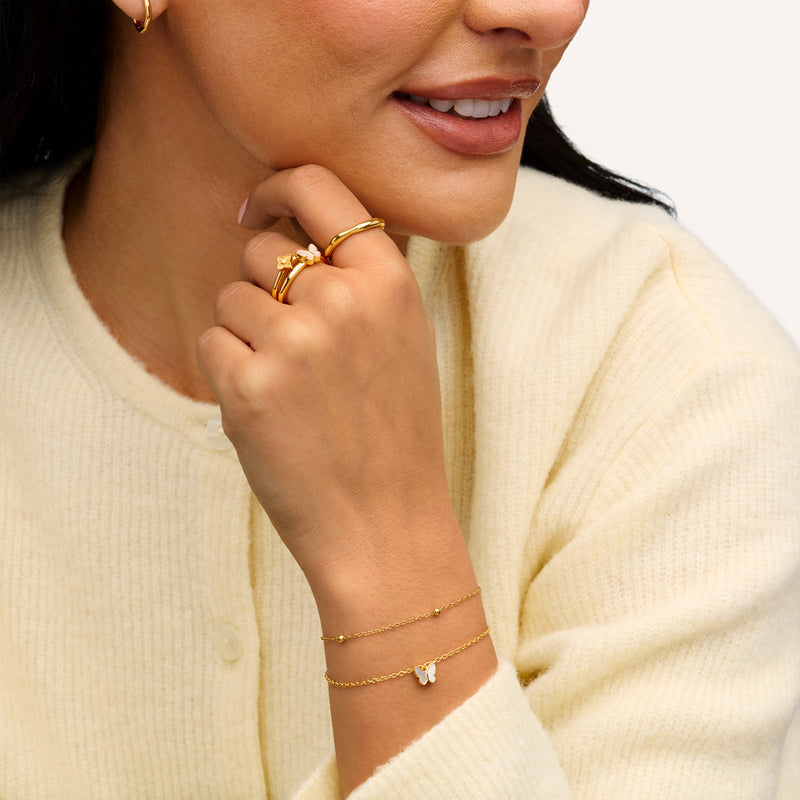 Fine Single Charm Bracelet (Gold)