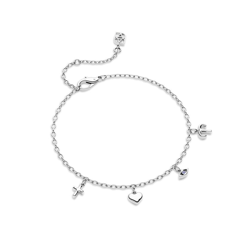Made Mine Fine Charm Bracelet (Silver)