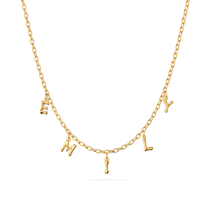 Made Mine Fine Name Necklace (Gold)